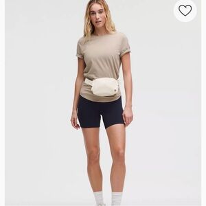Lululemon Everywhere Belt Bag -Light Ivory and Gold